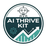 create a 512 512 px flat vector logo for ai thri