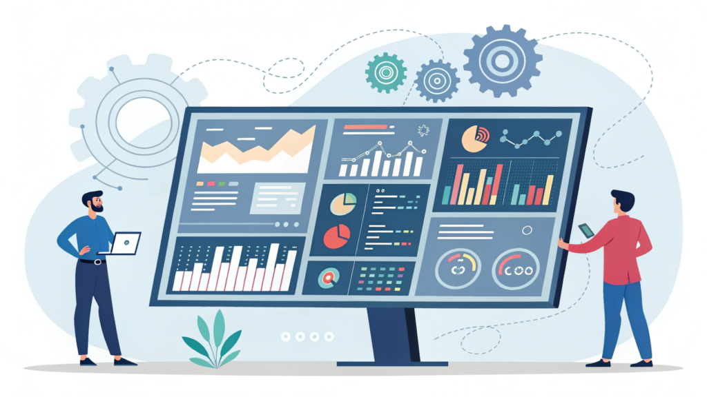 Dashboard displaying AI tools automating small business workflows.